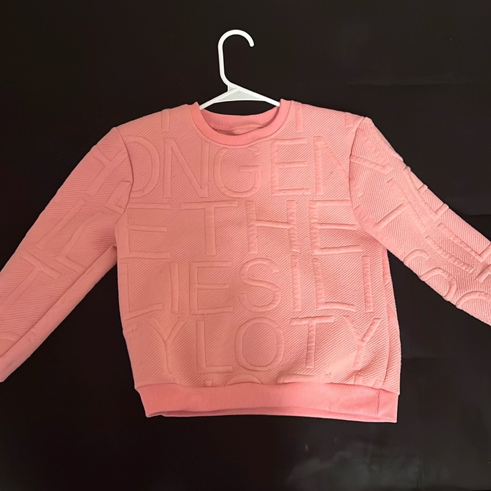 Pink sweatshirt